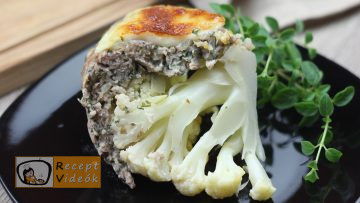 Töltött karfiol recept, töltött karfiol elkészítése - Recept Videók