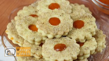 Linzer karikák recept, linzer karikák elkészítése - Recept Videók
