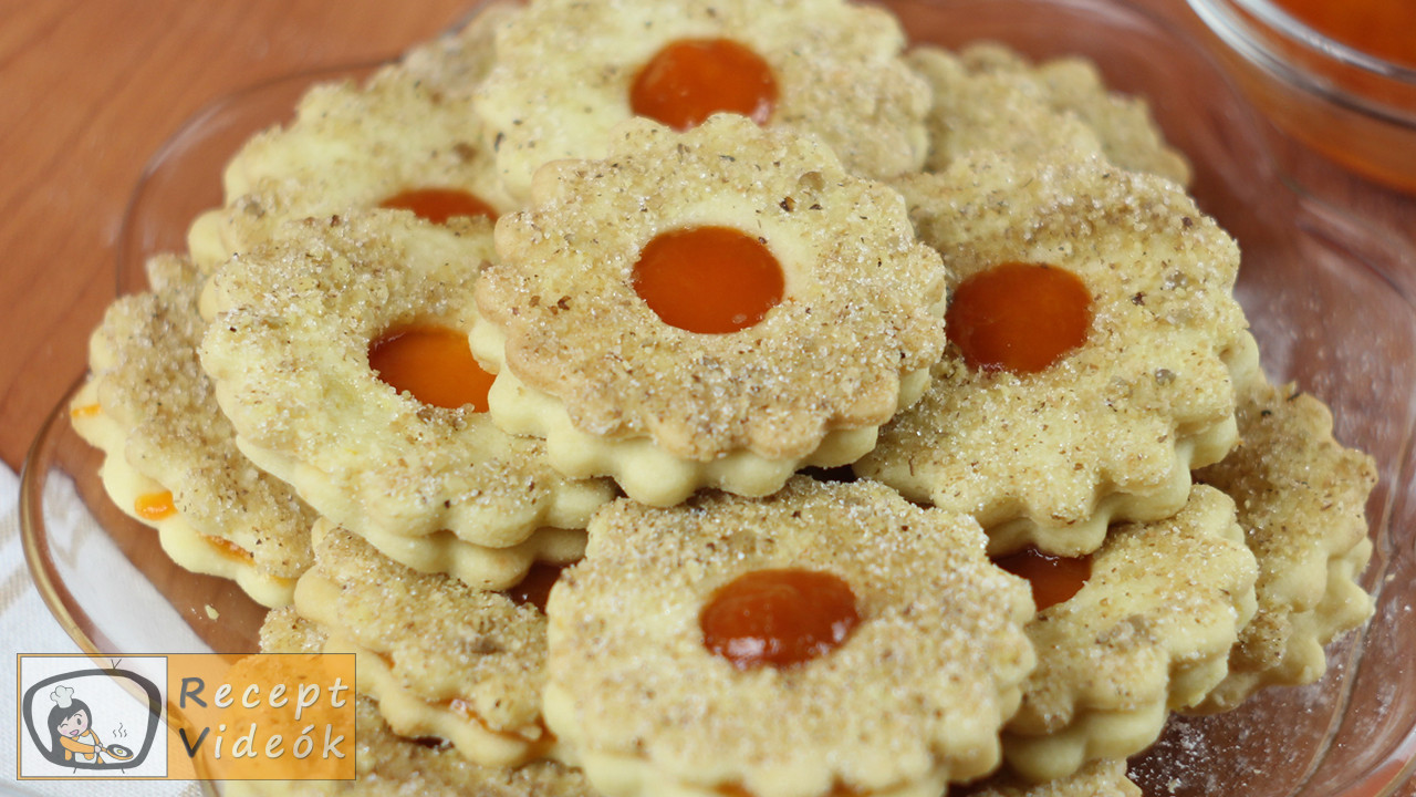 Linzer karikák recept, linzer karikák elkészítése - Recept Videók