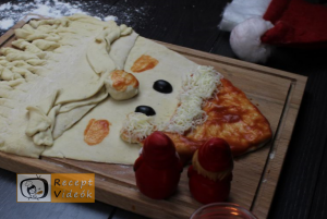 Karácsonyi diy kreatív recept ötletek, asztaldíszek - Mikulás szakáll 6. lépés