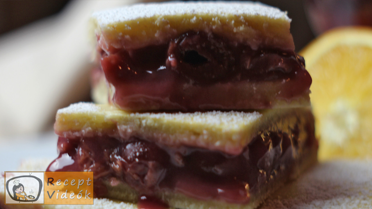 Meggyes pite recept, meggyes pite elkészítése - Recept Videók