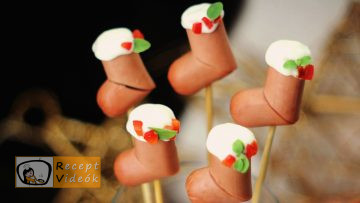 Karácsonyi diy kreatív recept ötletek, asztaldíszek - Mikulás csizma - Recept Videók