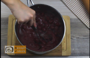 Meggyes pite recept, meggyes pite elkészítése 6. lépés