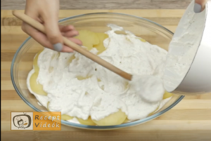 Rakott krumpli recept, rakott krumpli elkészítése 7. lépés