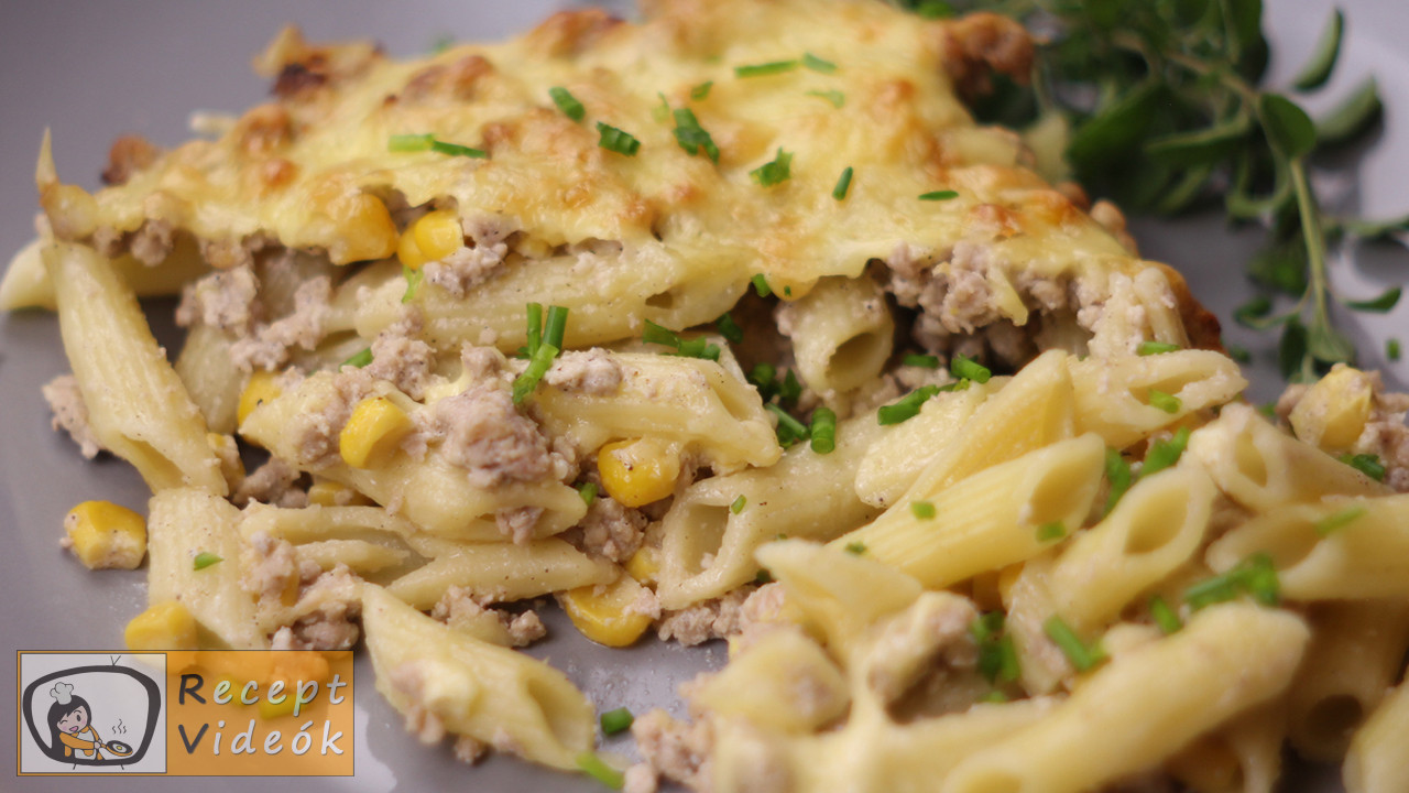 Tejszínes-kukoricás penne recept, tejszínes-kukoricás penne elkészítése - Recept Videók