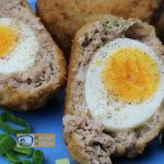 tojással töltött fasírtgombóc recept elkészítése - Recept Videók