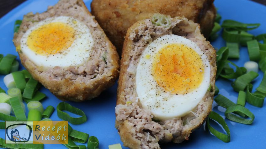 Tojással töltött fasírtgombóc