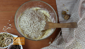 Csokis-zabpelyhes keksz recept, csokis-zabpelyhes keksz elkészítése 4. lépés
