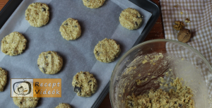 Csokis-zabpelyhes keksz recept, csokis-zabpelyhes keksz elkészítése 7. lépés