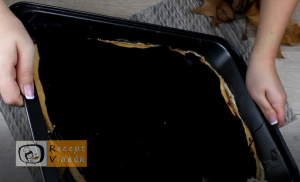 Zserbó recept, zserbó elkészítése 8. lépés