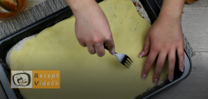 Zserbó recept, zserbó elkészítése 6. lépés