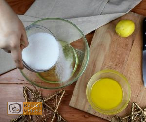 Gyümölcskenyér recept, gyümölcskenyér elkészítése 2. lépés