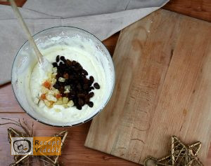 Gyümölcskenyér recept, gyümölcskenyér elkészítése 7. lépés