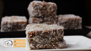 Kókuszkocka recept, kókuszkocka elkészítése - Recept Videók