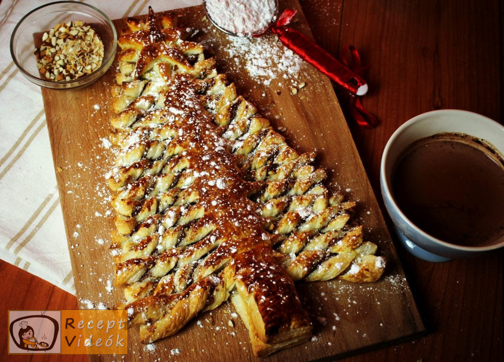 Karácsonyi diy kreatív recept ötletek - Mogyorókrémes karácsonyfa - Recept Videók