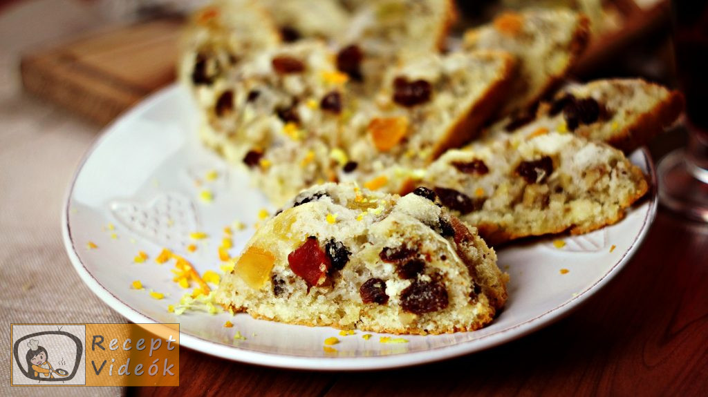 Gyümölcskenyér recept, gyümölcskenyér elkészítése - Recept Videók