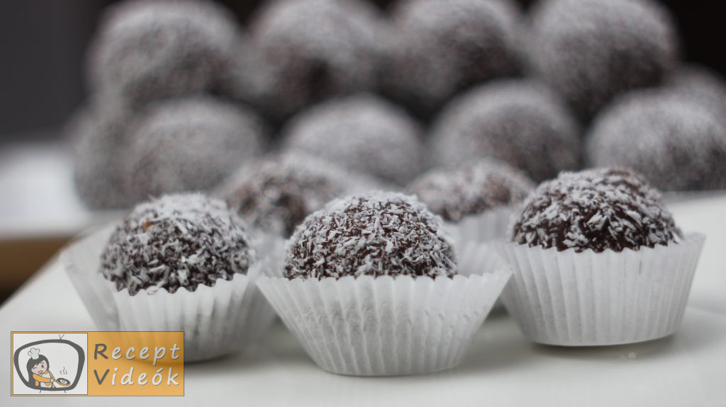 Kókuszgolyó recept, kókuszgolyó elkészítése - Recept Videók