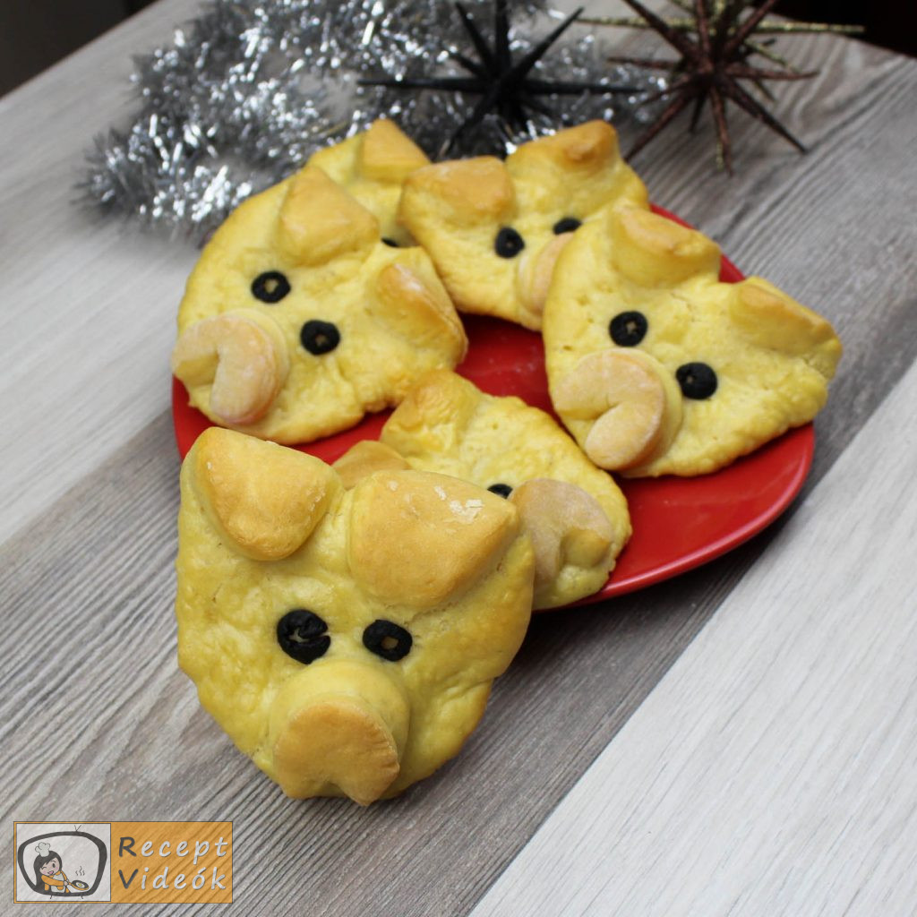 Szilveszteri diy kreatív recept ötletek, asztaldíszek - szilveszteri malac süti - Recept Videók