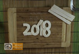 Újévi leveles recept, újévi leveles elkészítése 3. lépés