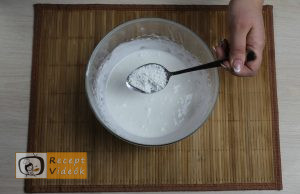 Habcsók recept, habcsók elkészítése 3. lépés