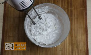 Habcsók recept, habcsók elkészítése 4. lépés