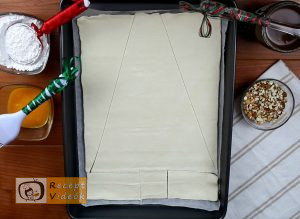 Karácsonyi diy kreatív recept ötletek - Mogyorókrémes karácsonyfa 1. lépés