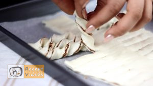 Karácsonyi diy kreatív recept ötletek - Mogyorókrémes karácsonyfa 5. lépés