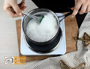 Szaloncukor recept, szaloncukor elkészítése 5. lépés