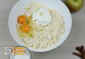 Almás pite recept, almás pite elkészítése 3. lépés