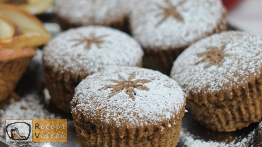 Fahéjas almás pite muffin