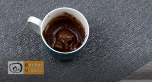  mogyorókrémes bögrés süti recept elkészítése 5. lépés