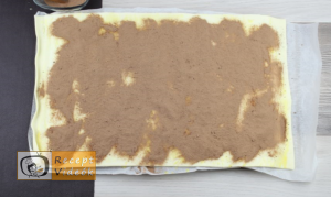 Kakaós csiga recept, kakaós csiga elkészítése 2. lépés