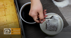 Kókuszkocka recept, kókuszkocka elkészítése 7. lépés