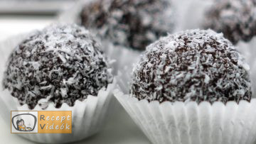 Kókuszgolyó recept, kókuszgolyó elkészítése - Recept Videók