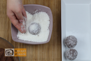 Kókuszgolyó recept, kókuszgolyó elkészítése 5. lépés