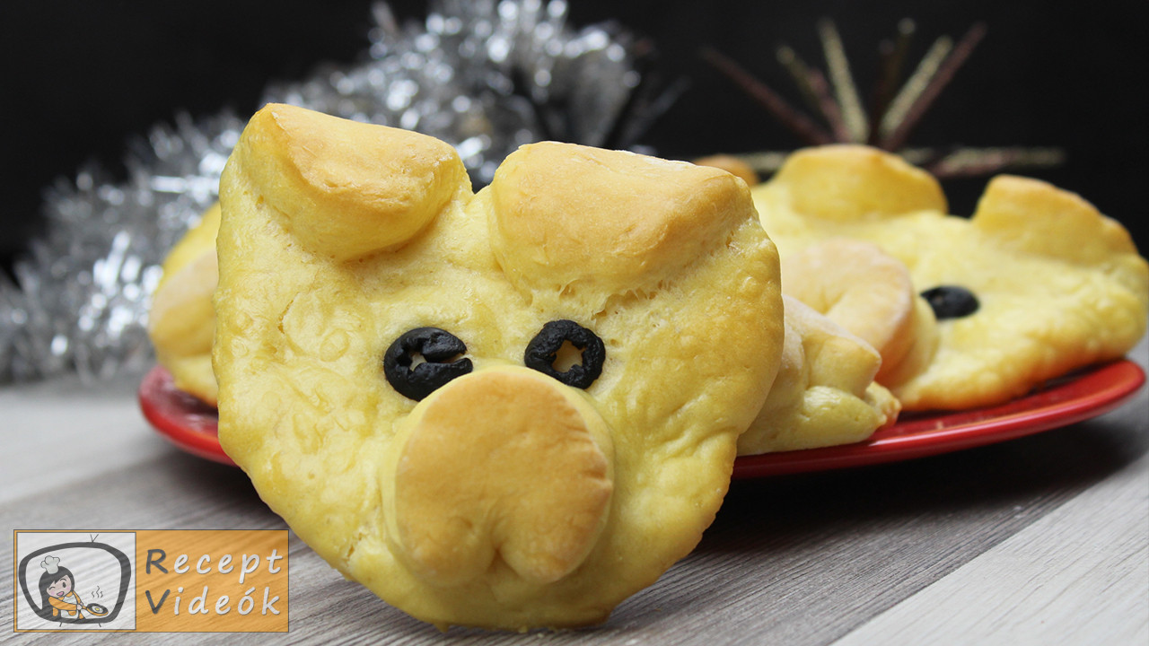 _malac Szilveszteri diy kreatív recept ötletek, asztaldíszek - szilveszteri malac süti - Recept Videók
