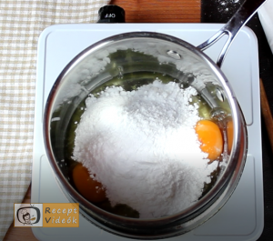 Mandulás kagyló süti recept, mandulás kagyló süti elkészítése 4. lépés