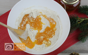 Mézes puszedli recept, mézes puszedli elkészítése 3. lépés