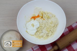 Sajtos pogácsa recept, sajtos pogácsa elkészítése 2. lépés