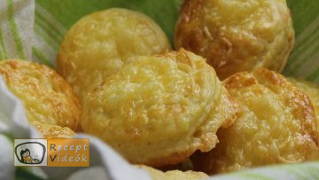 Sajtos pogácsa recept, sajtos pogácsa elkészítése - Recept Videók