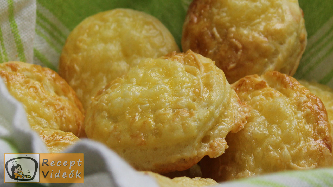 Sajtos pogácsa recept, sajtos pogácsa elkészítése - Recept Videók