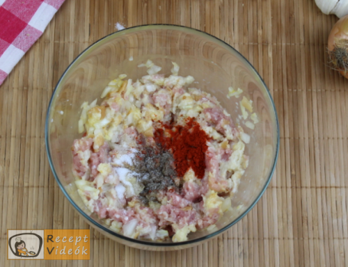 Fasírt recept, fasírt elkészítése 2. lépés