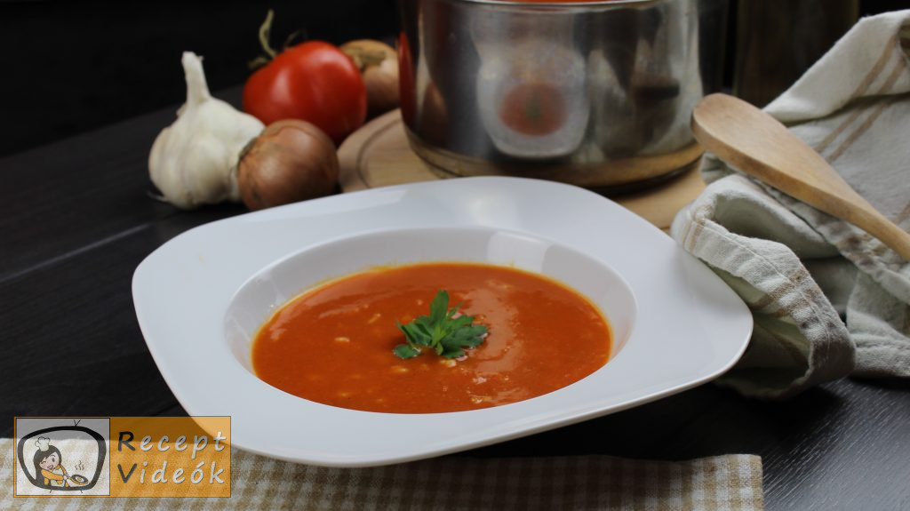 Paradicsomleves recept, paradicsomleves elkészítése - Recept Videók