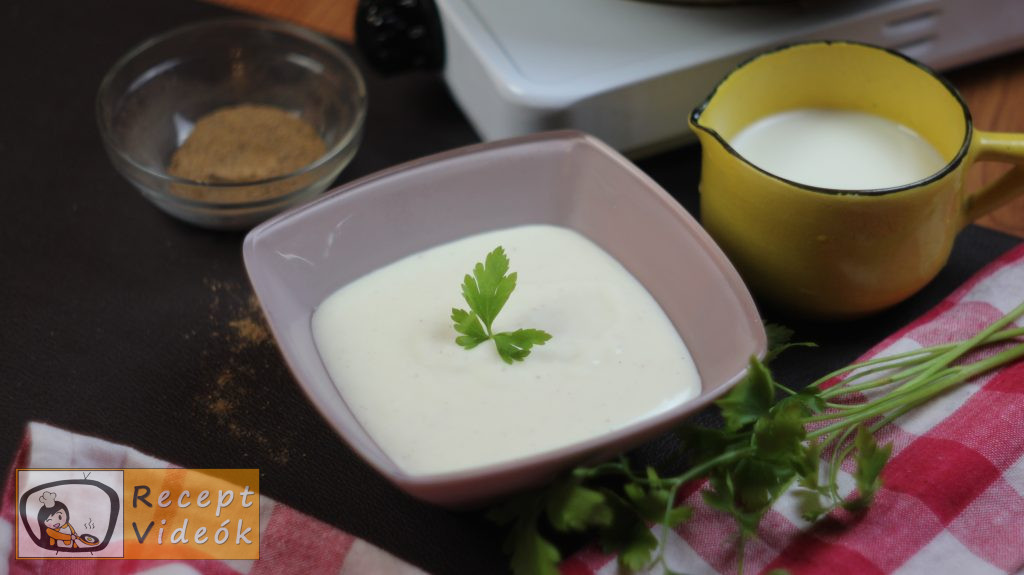 Besamel mártás recept, besamel mártás elkészítése - Recept Videók