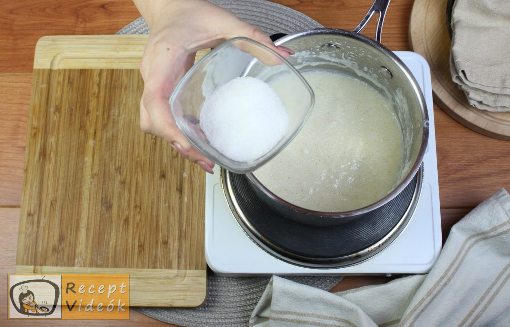 Tejbegríz (tejbedara) recept, tejbegríz (tejbedara) elkészítése 3. lépés
