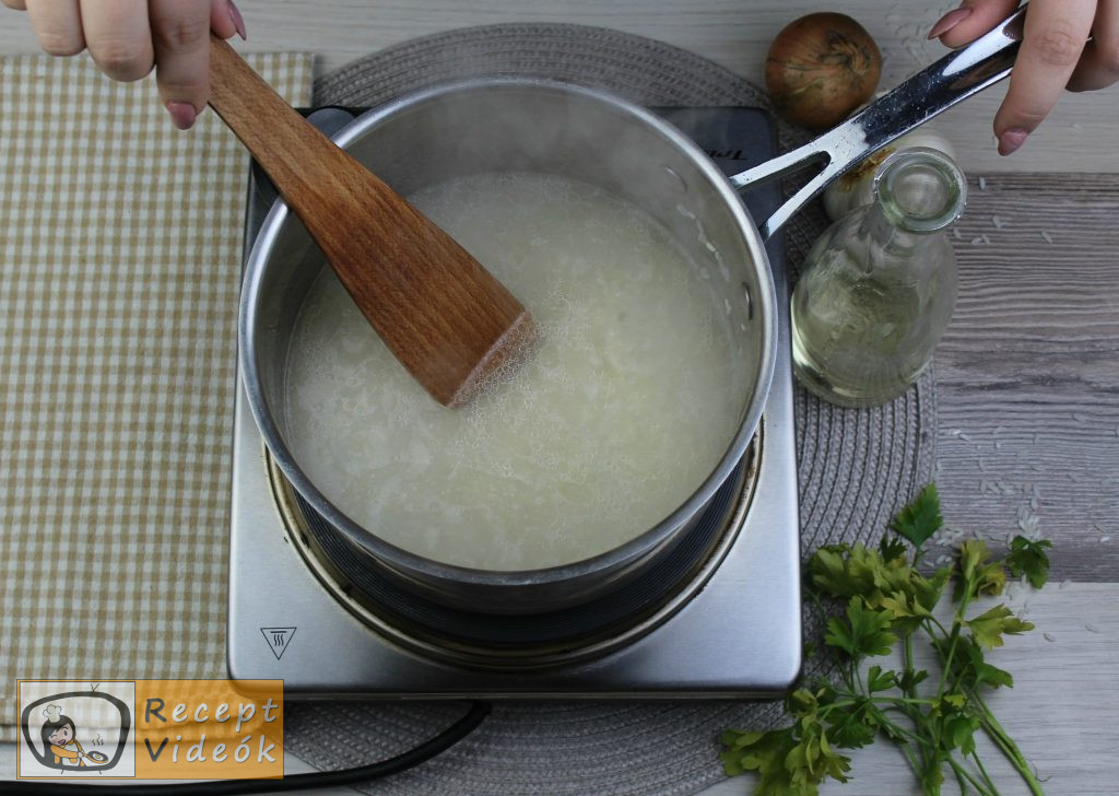Rizs recept, rizs elkészítése 2. lépés