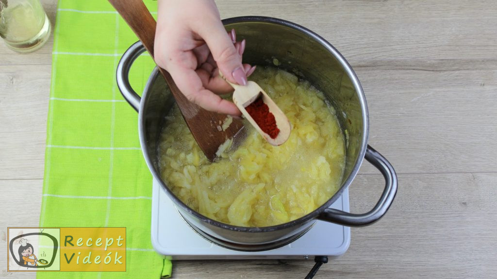 Tökfőzelék recept, tökfőzelék elkészítése 4. lépés