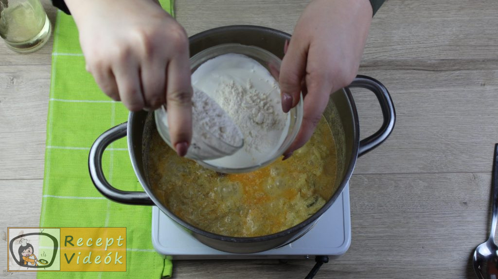 Tökfőzelék recept, tökfőzelék elkészítése 6. lépés