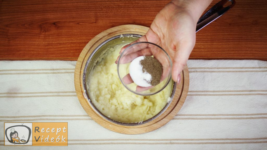 Burgonyapüré recept, burgonyapüré elkészítése 4. lépés