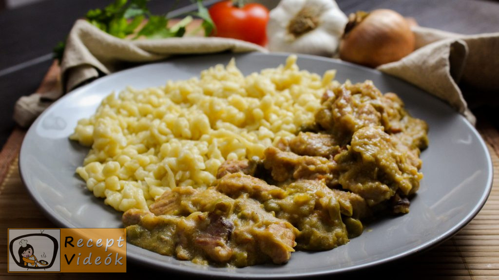 Zöldborsós tokány recept, zöldborsós tokány elkészítése - Recept Videók